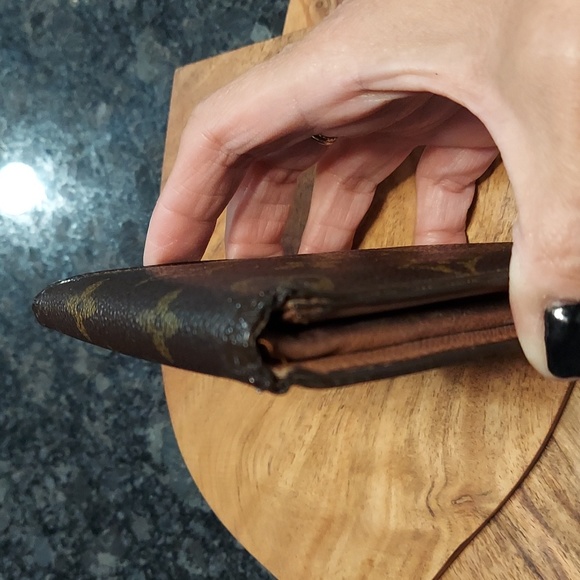 LV Monogram Brown Signature Flap Wallet - Picture 3 of 11